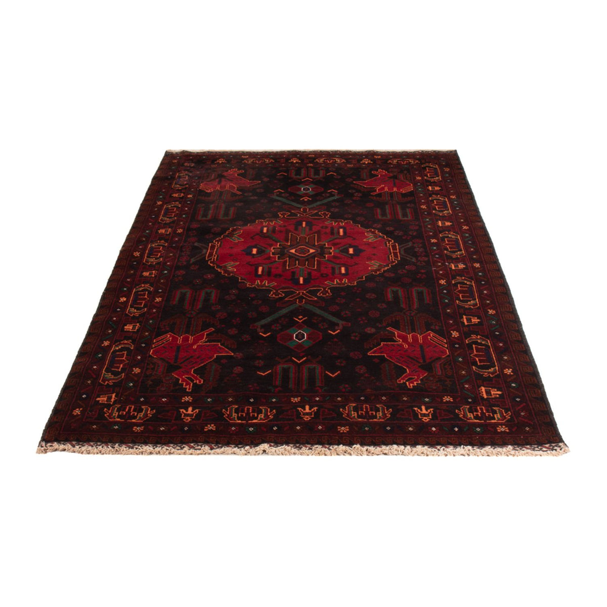 Belutsch Rug - 207 x 127 cm - dark red