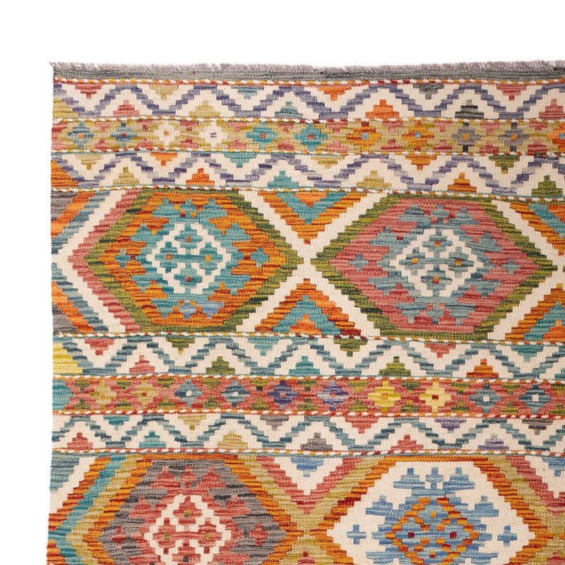 Kelim Rug - Splash - 304 x 209 cm - multicolored