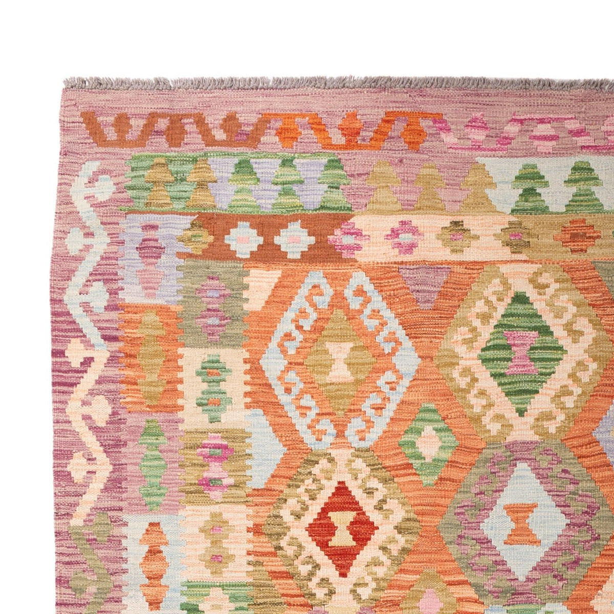 Kelim Rug - Splash - 304 x 205 cm - multicolored