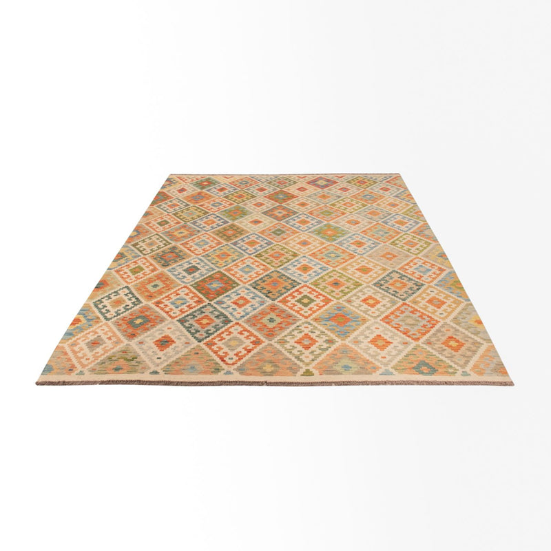 Kelim Rug - Splash - 299 x 206 cm - multicolored