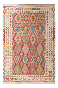 Kelim Rug - Splash - 300 x 201 cm - multicolored