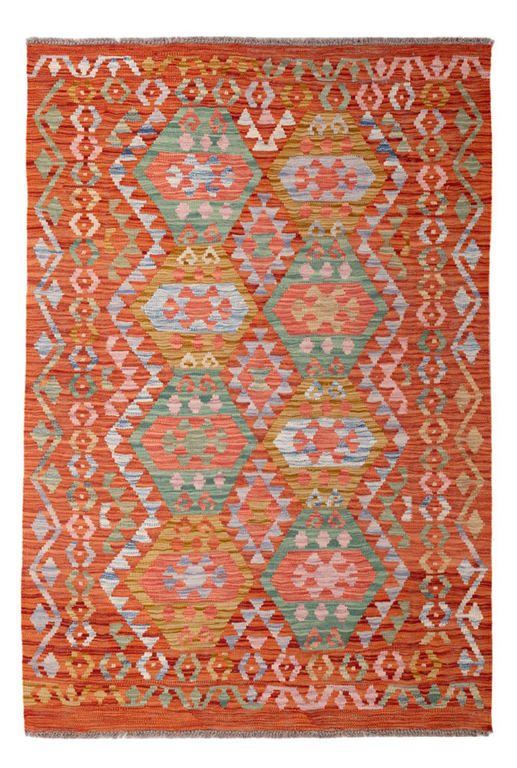 Kelim Rug - Splash - 177 x 118 cm - multicolored
