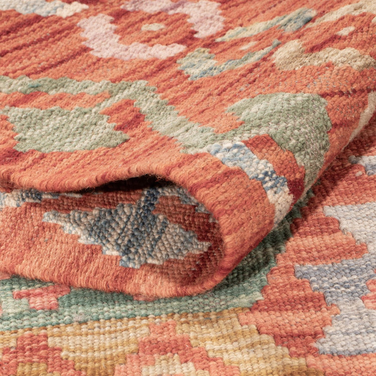 Kelim Rug - Splash - 177 x 118 cm - multicolored