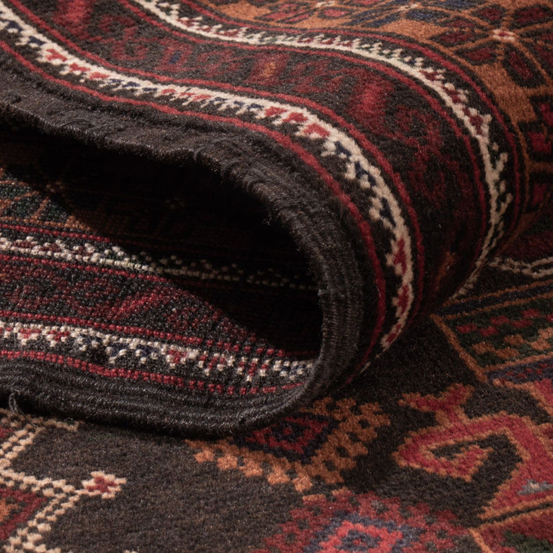 Belutsch Rug - 188 x 112 cm - dark red