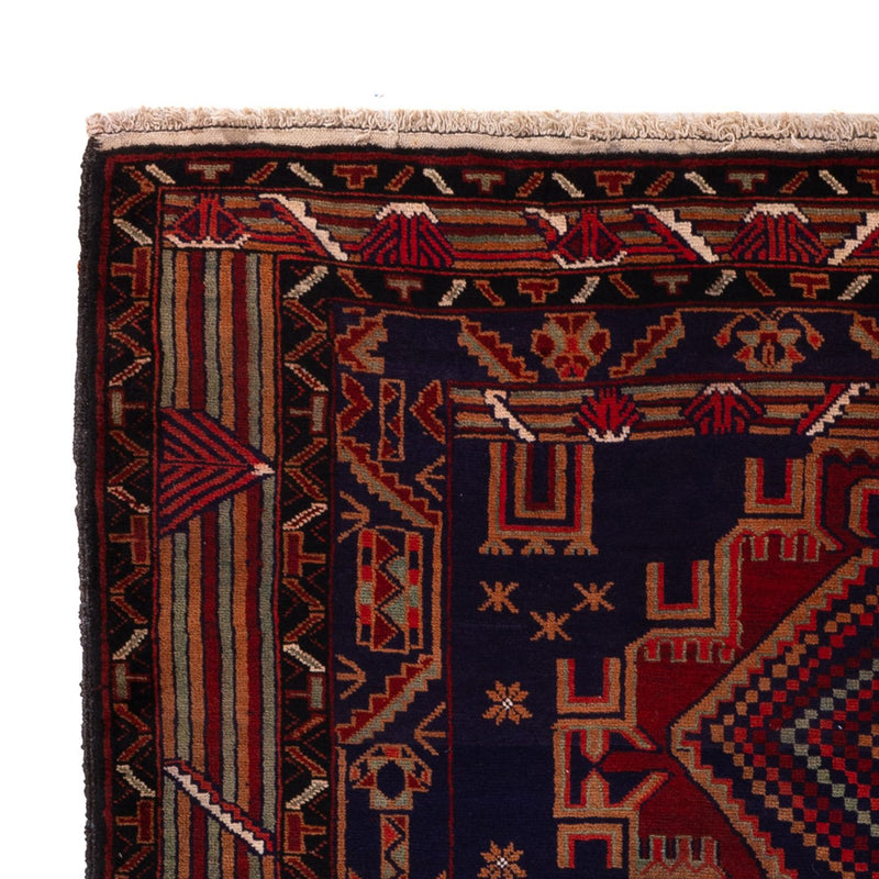 Belutsch Rug - 200 x 122 cm - dark red