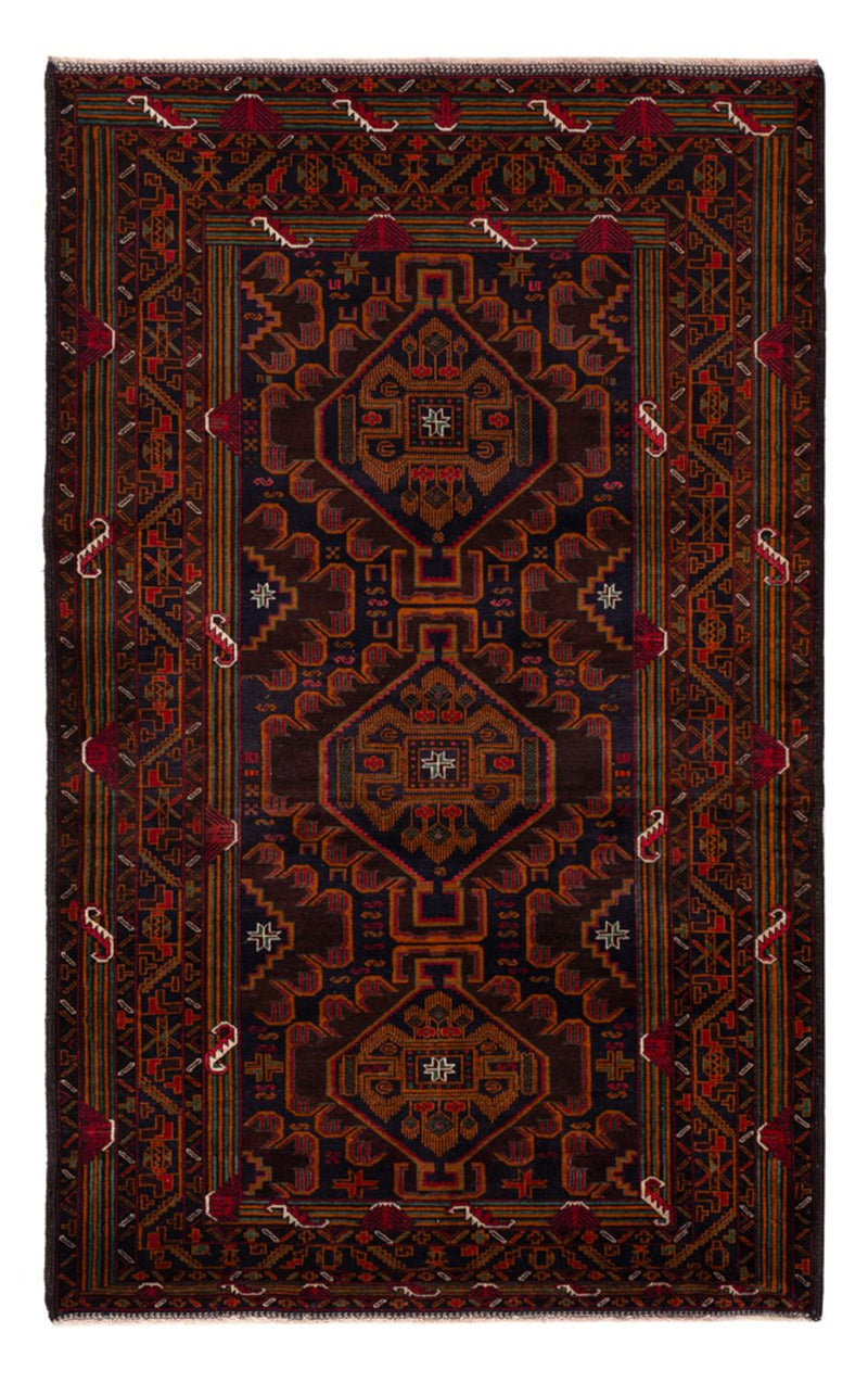 Belutsch Rug - 213 x 128 cm - dark red