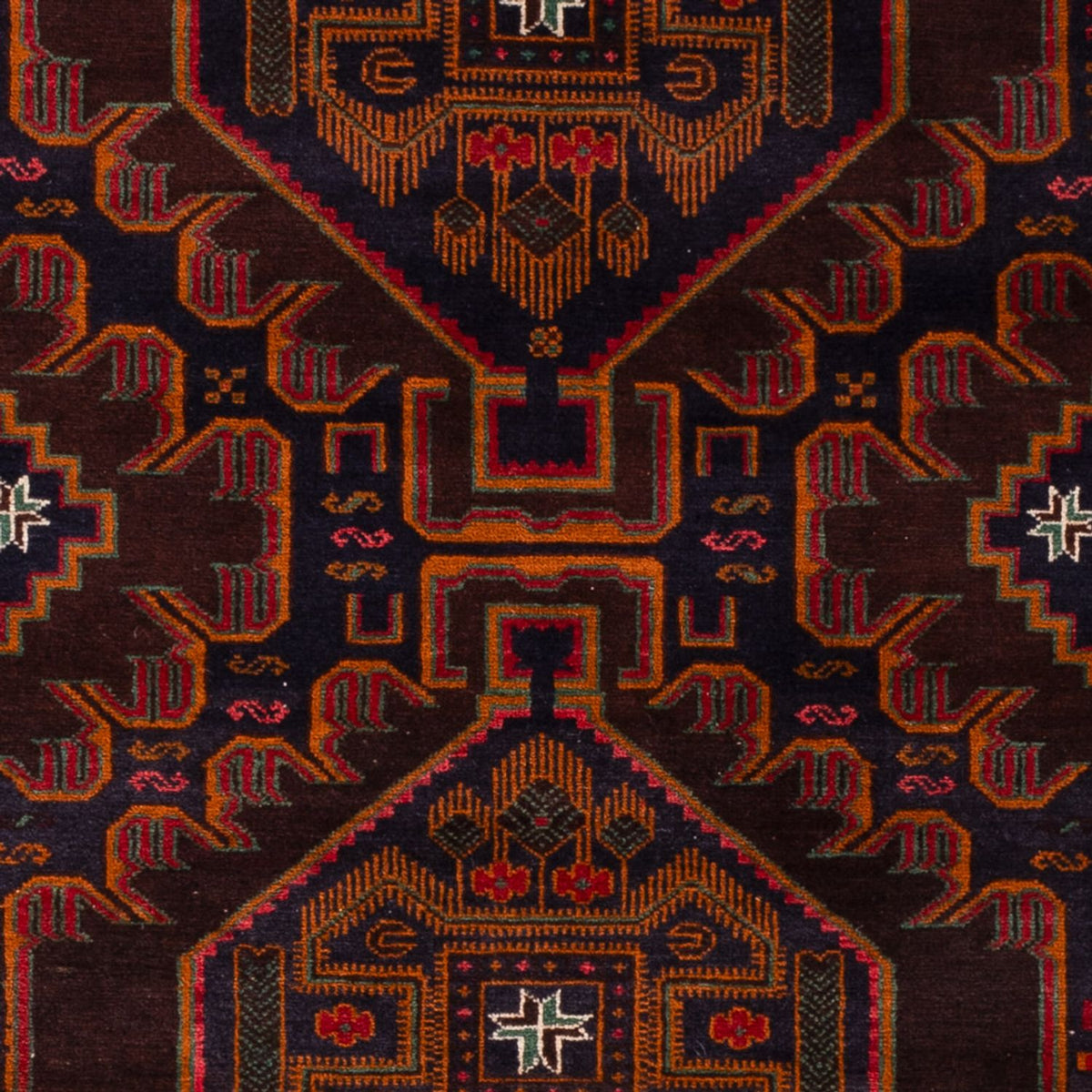 Belutsch Rug - 213 x 128 cm - dark red