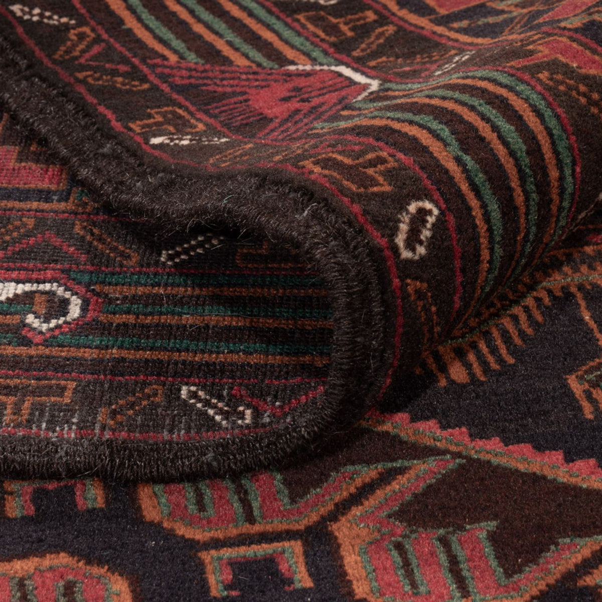 Belutsch Rug - 213 x 128 cm - dark red