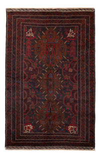 Belutsch Rug - 195 x 120 cm - dark red