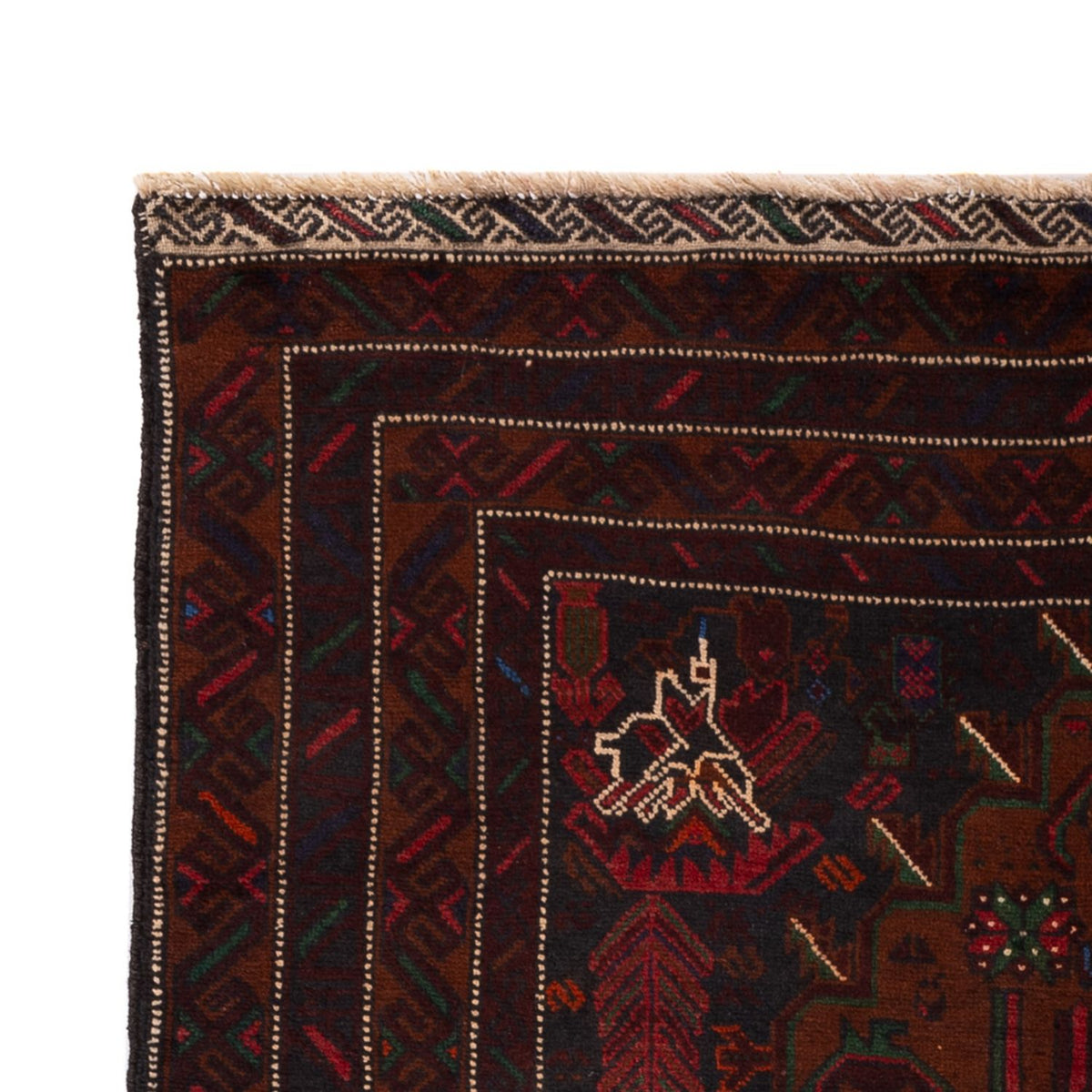 Belutsch Rug - 195 x 120 cm - dark red