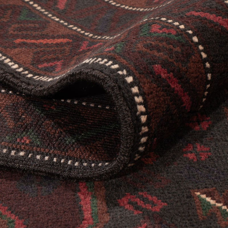 Belutsch Rug - 195 x 120 cm - dark red