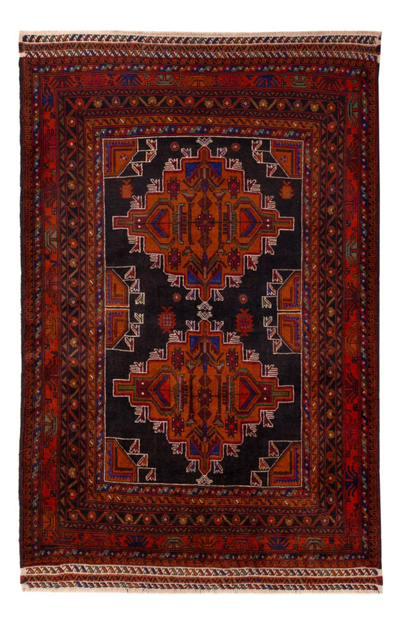 Belutsch Rug - 193 x 130 cm - dark red