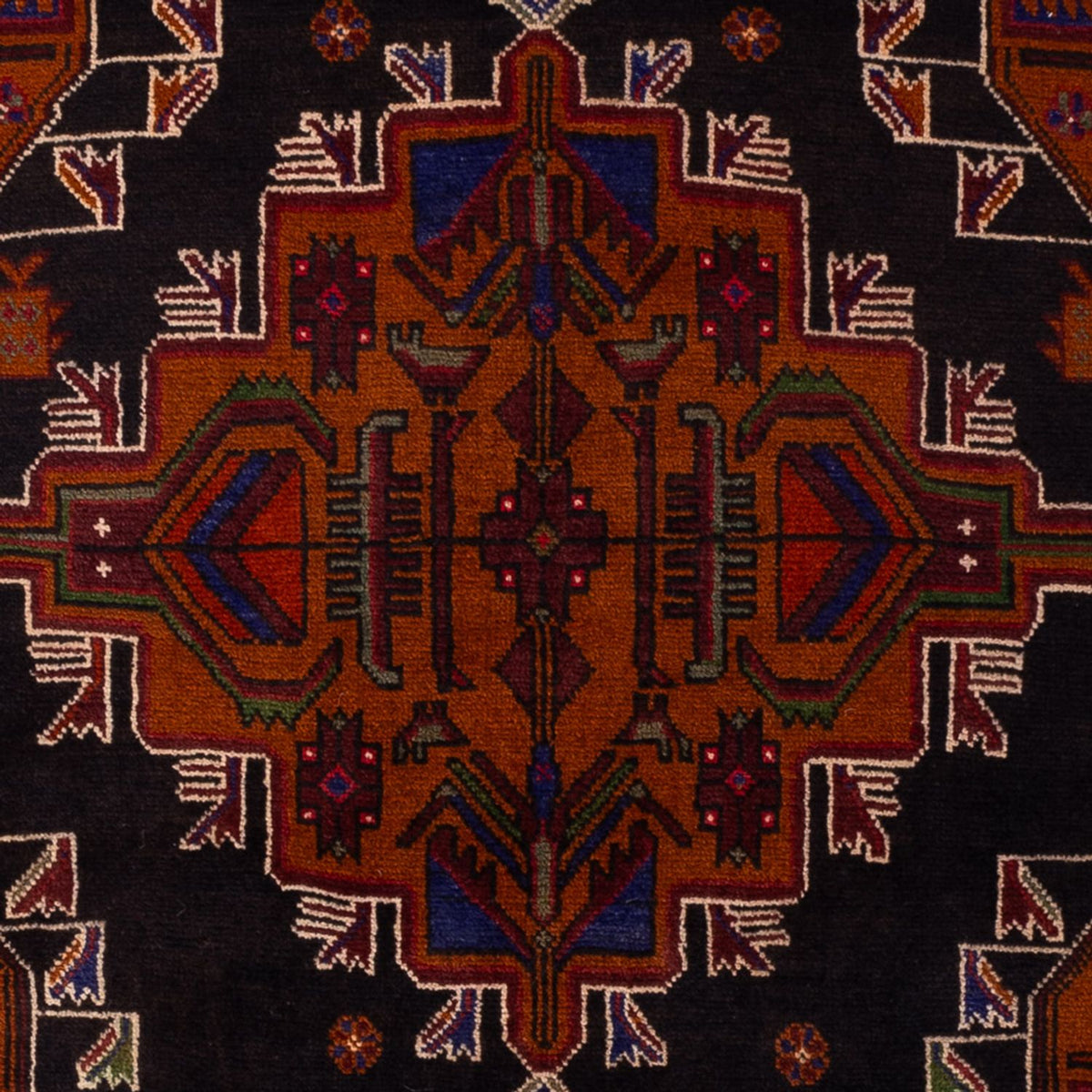 Belutsch Rug - 193 x 130 cm - dark red
