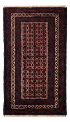 Runner Belutsch Rug - 200 x 114 cm - dark red