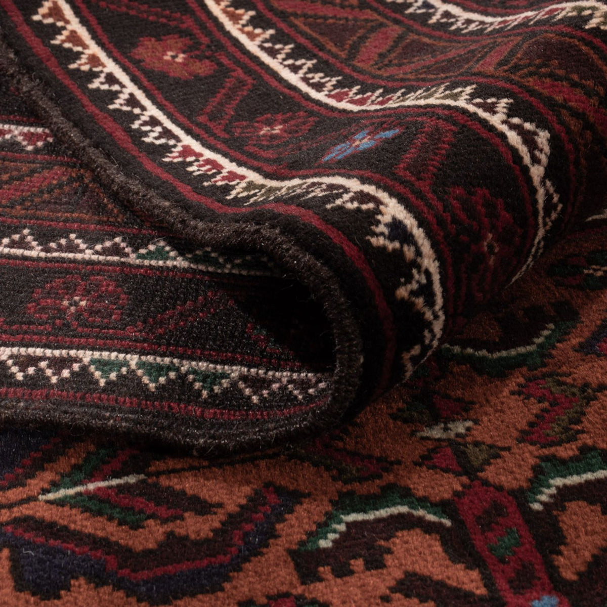 Belutsch Rug - 192 x 127 cm - dark red