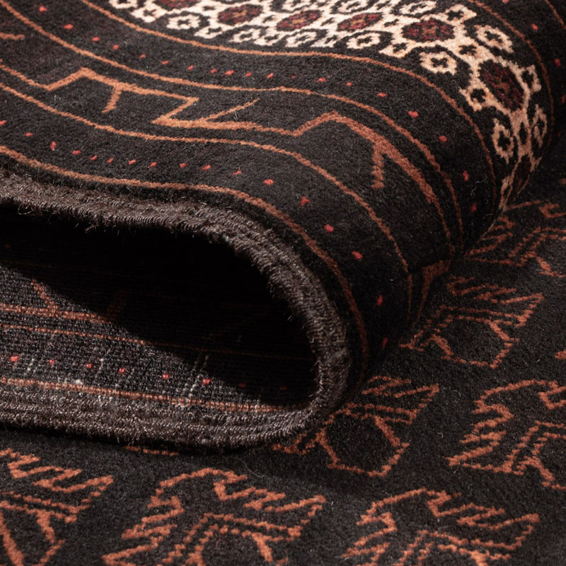 Runner Belutsch Rug - 236 x 122 cm - dark brown