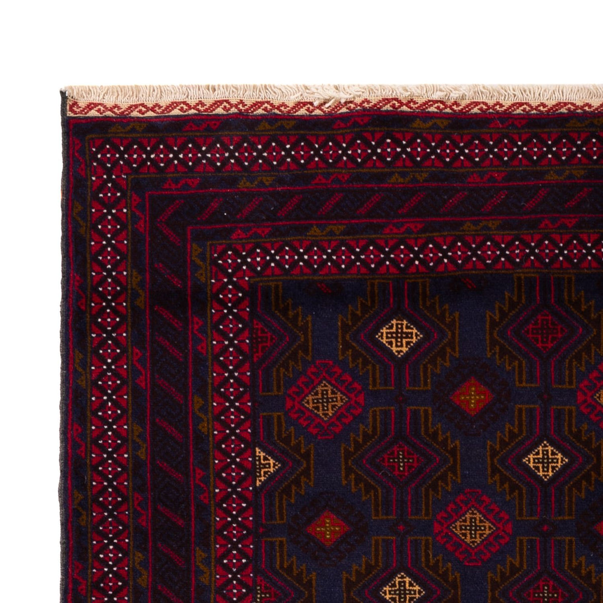 Belutsch Rug - 194 x 122 cm - dark red