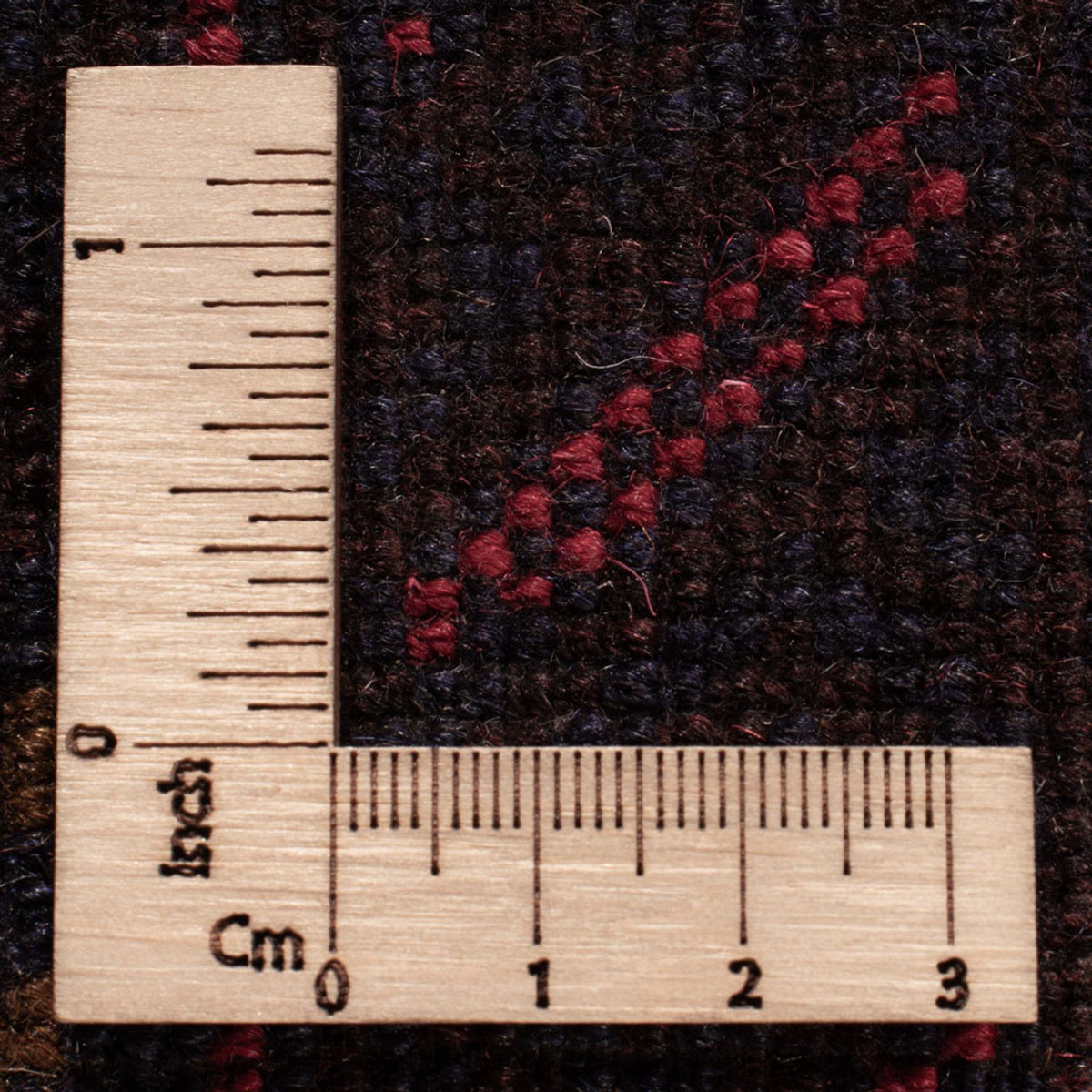 Belutsch Rug - 194 x 122 cm - dark red