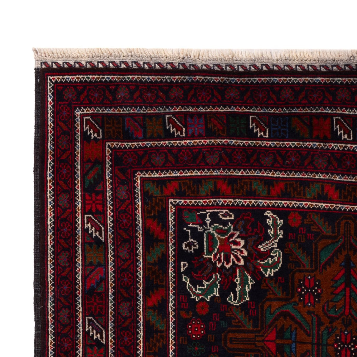 Belutsch Rug - 202 x 119 cm - dark red