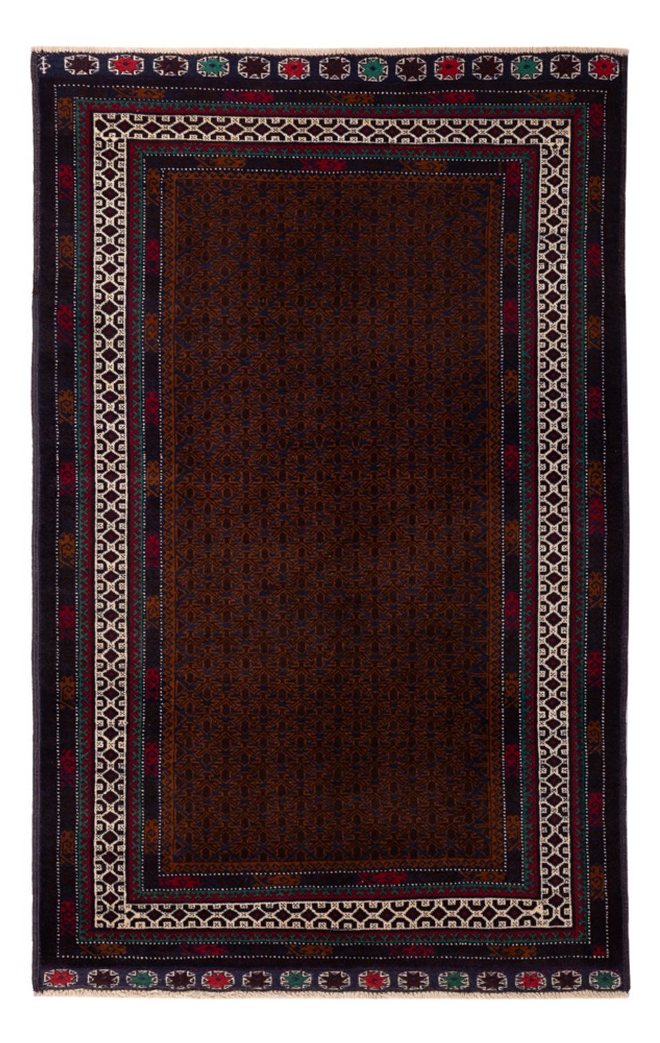 Belutsch Rug - 185 x 119 cm - dark red
