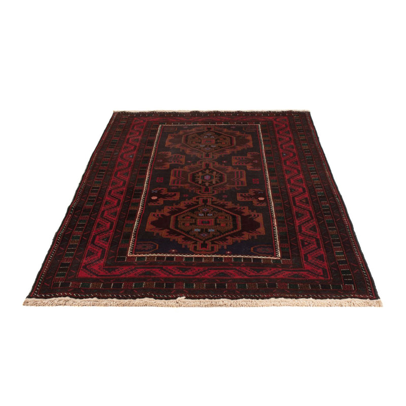 Runner Belutsch Rug - 227 x 129 cm - dark red
