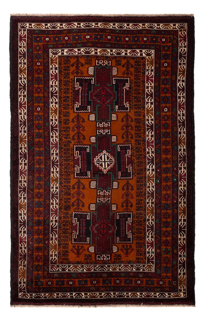 Belutsch Rug - 198 x 123 cm - dark red