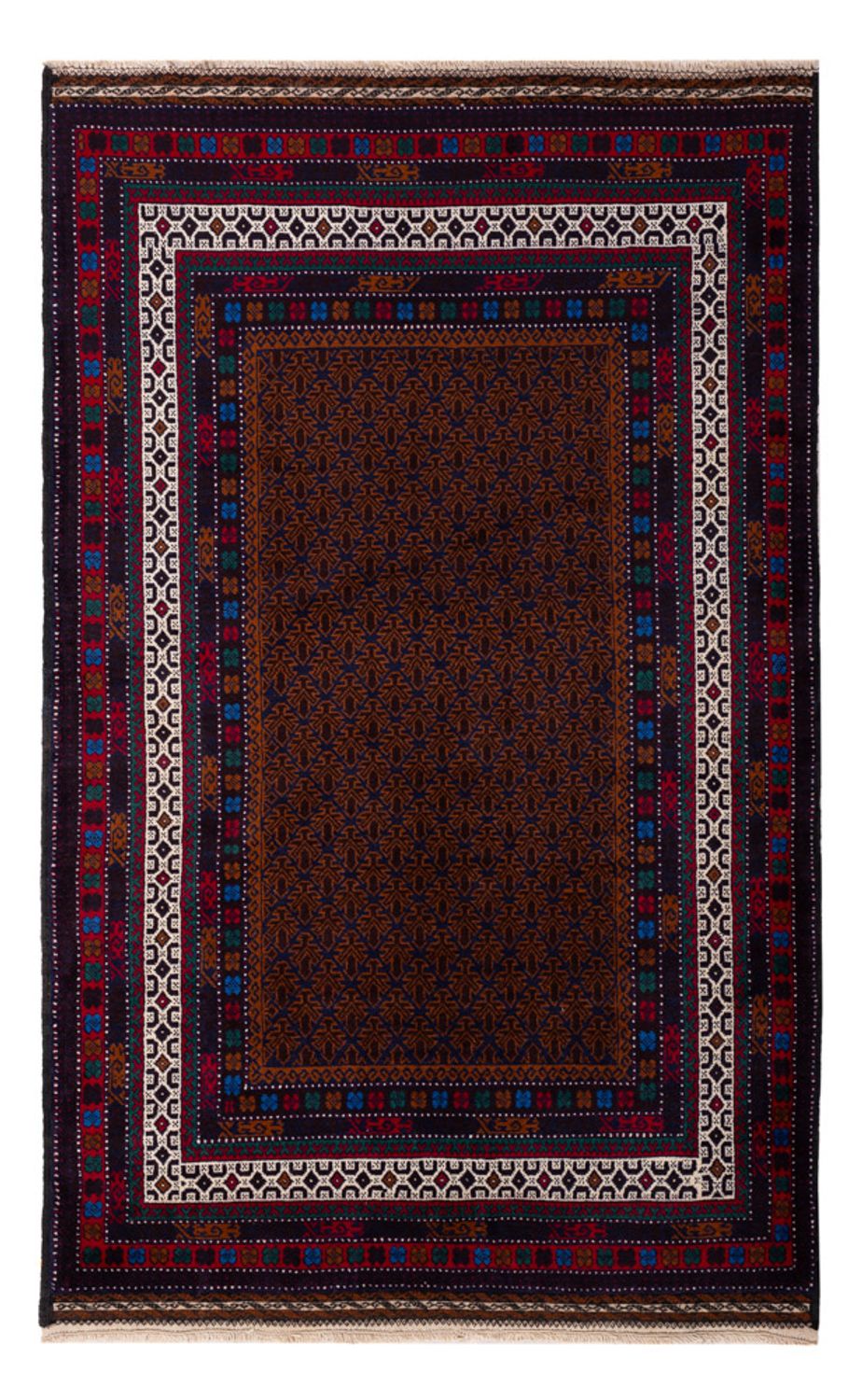 Belutsch Rug - 185 x 120 cm - dark red