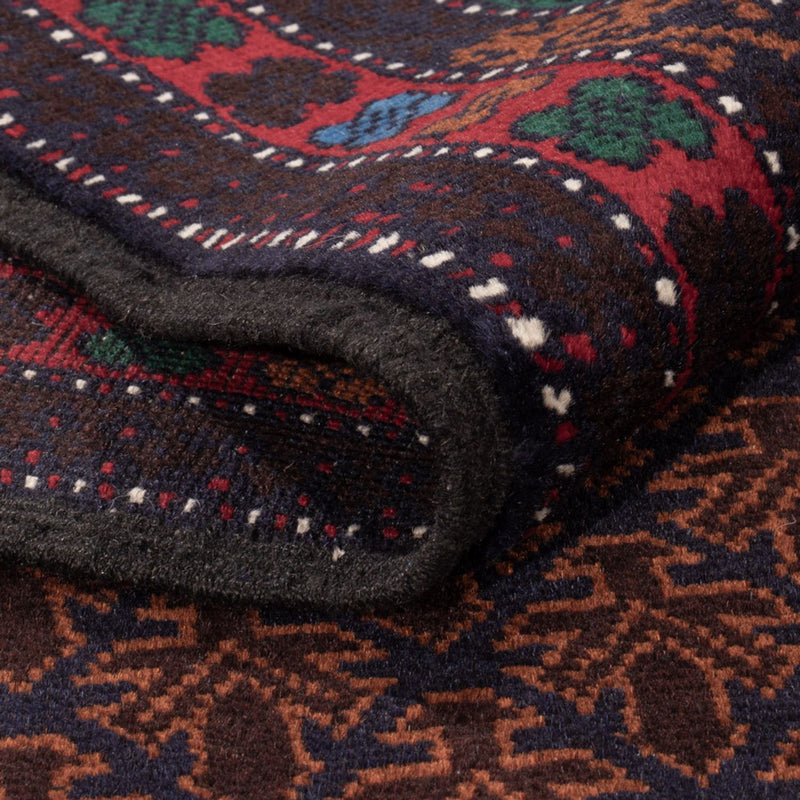 Belutsch Rug - 185 x 120 cm - dark red