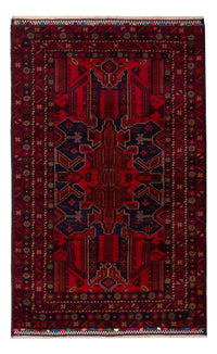 Belutsch Rug - 184 x 116 cm - dark red