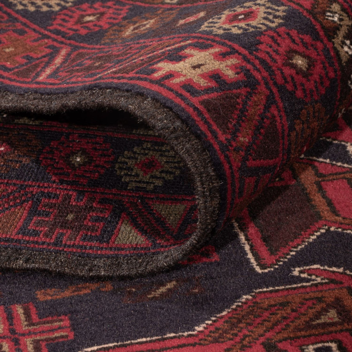 Belutsch Rug - 184 x 116 cm - dark red