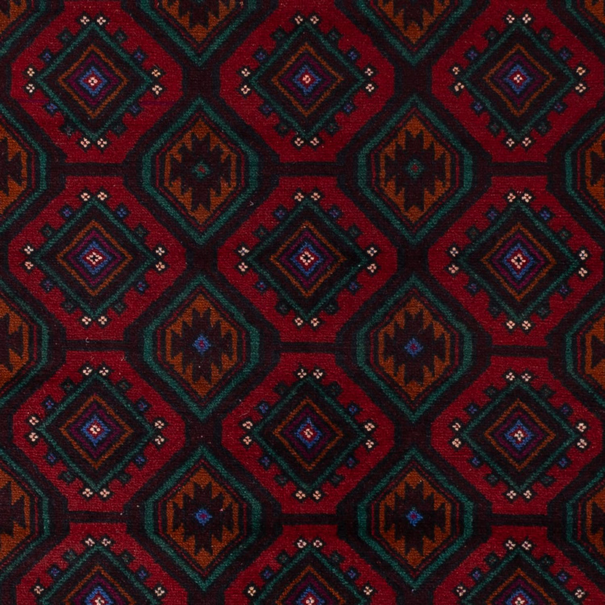 Belutsch Rug - 203 x 120 cm - dark red