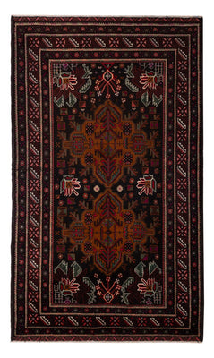 Runner Belutsch Rug - 201 x 114 cm - dark red