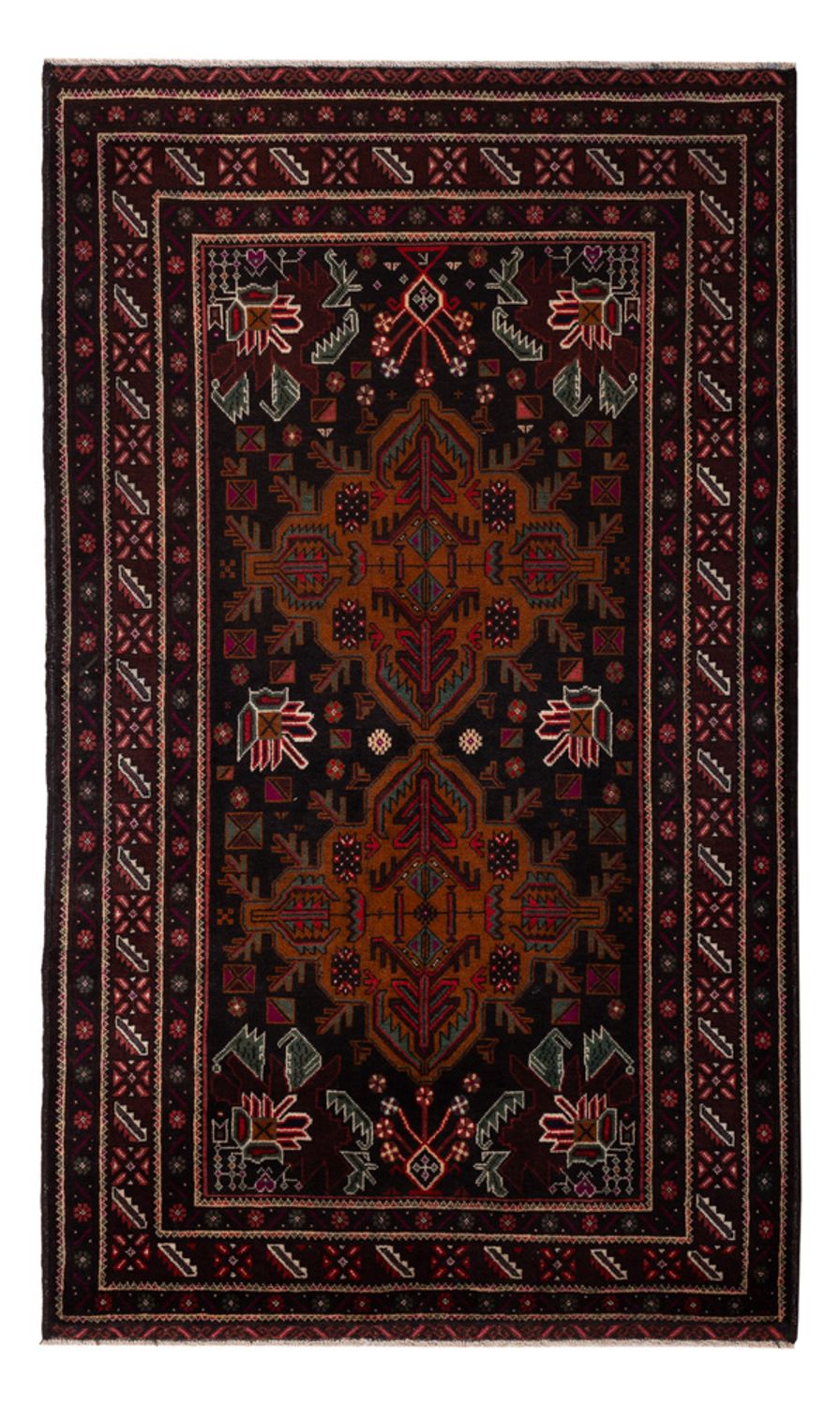 Runner Belutsch Rug - 201 x 114 cm - dark red