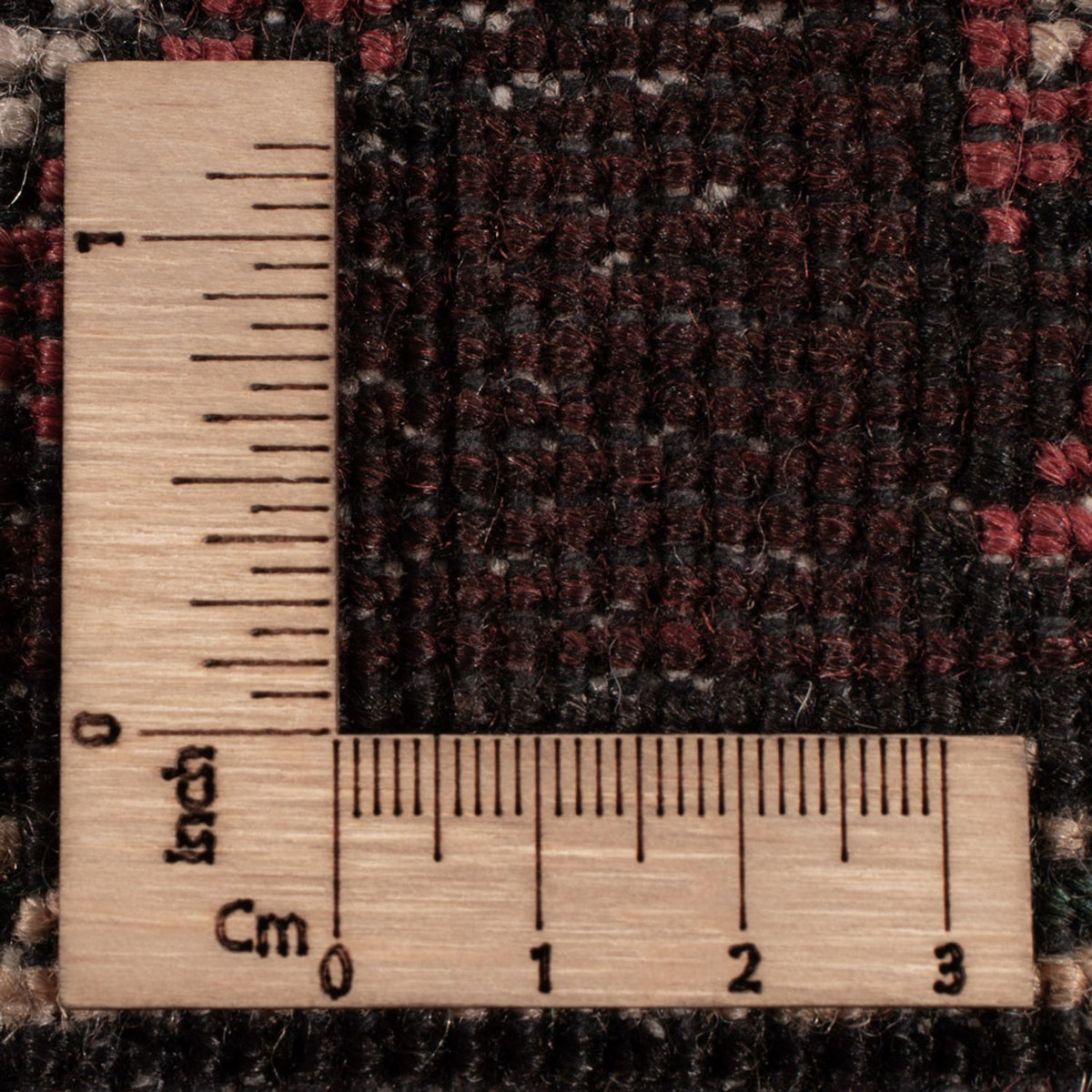 Runner Belutsch Rug - 201 x 114 cm - dark red