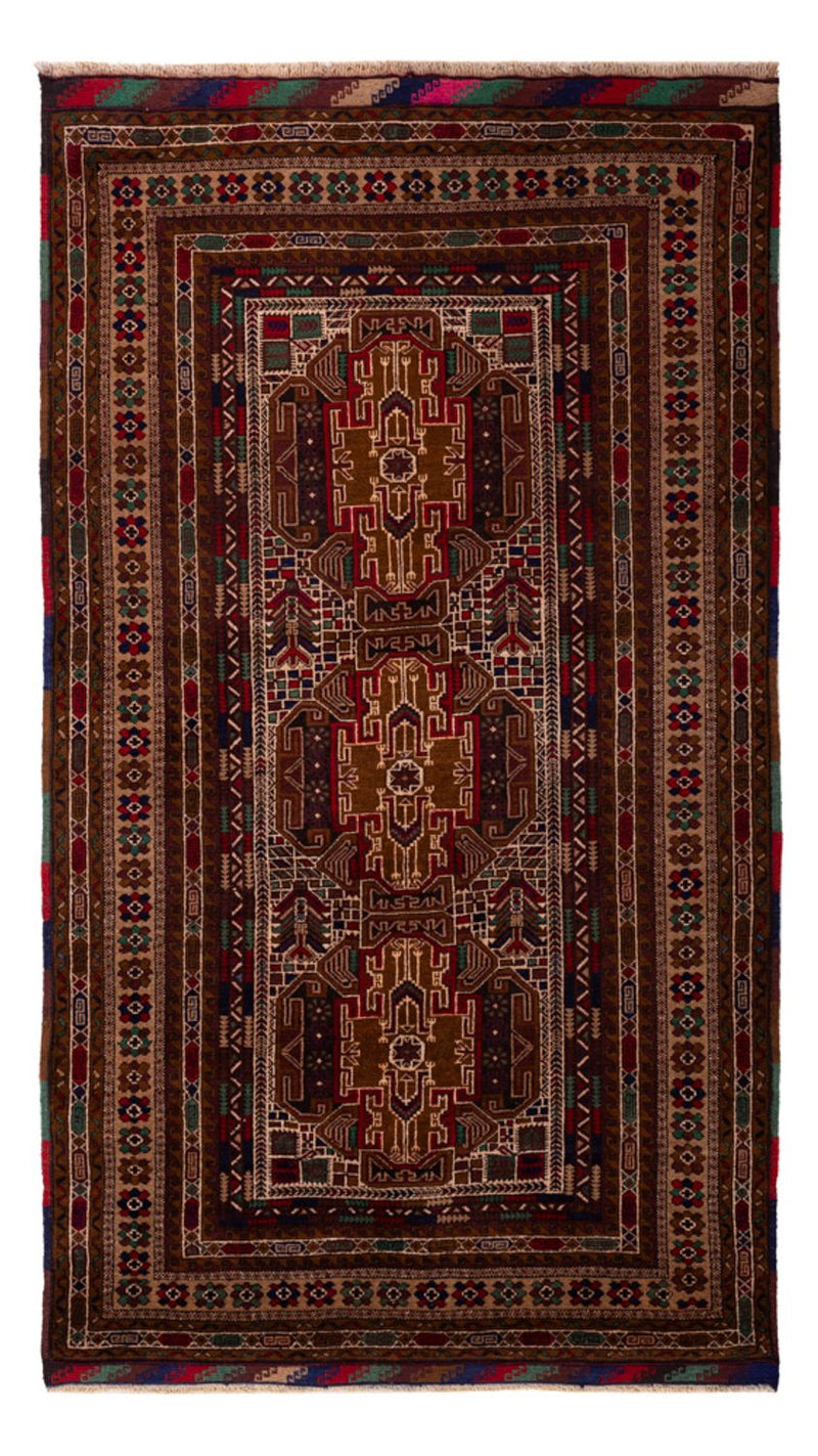 Runner Belutsch Rug - 204 x 110 cm - dark beige