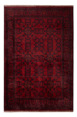 Afghan Rug - Kunduz - 203 x 129 cm - red