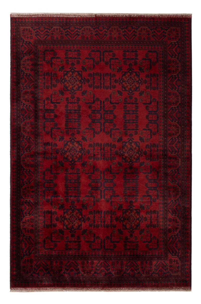 Afghan Rug - Kunduz - 203 x 129 cm - red
