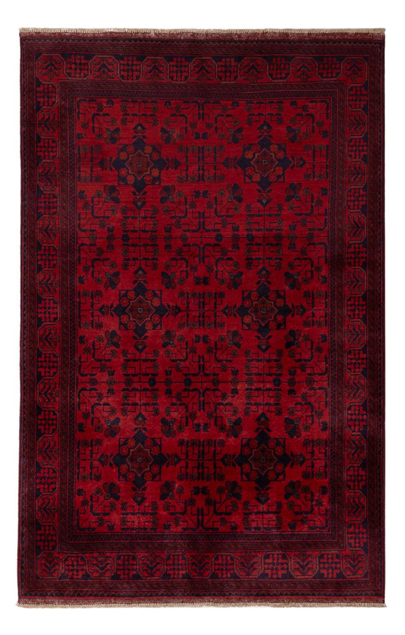 Afghan Rug - Kunduz - 200 x 125 cm - red