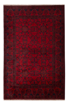 Afghan Rug - Kunduz - 196 x 127 cm - red