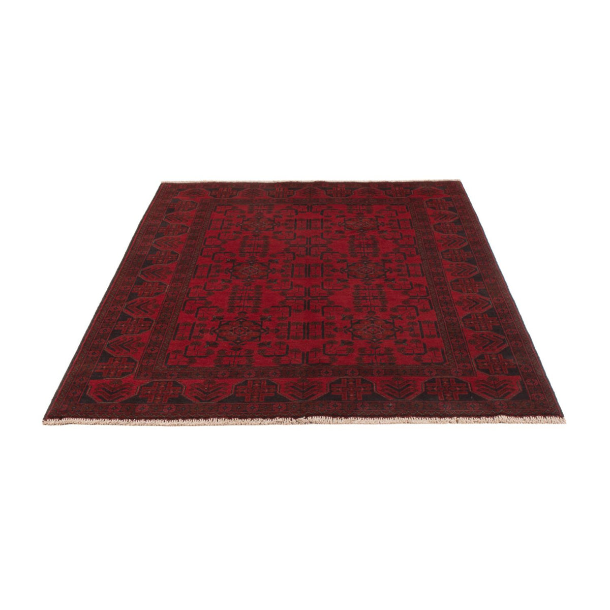 Afghan Rug - Kunduz - 196 x 127 cm - red