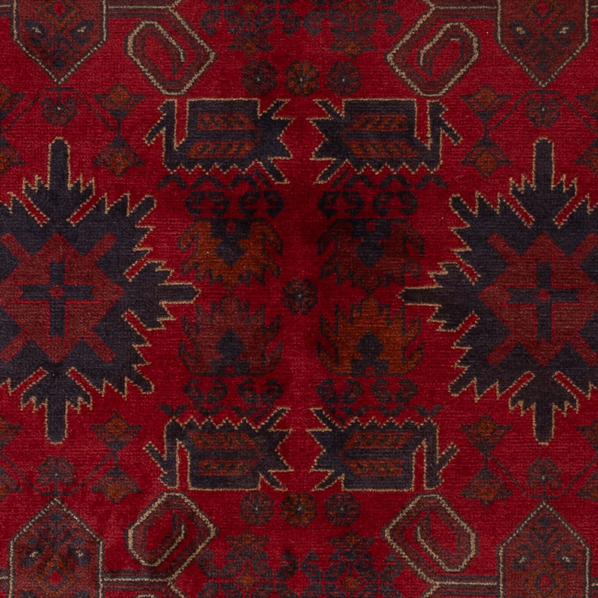 Afghan Rug - Kunduz - 197 x 125 cm - red