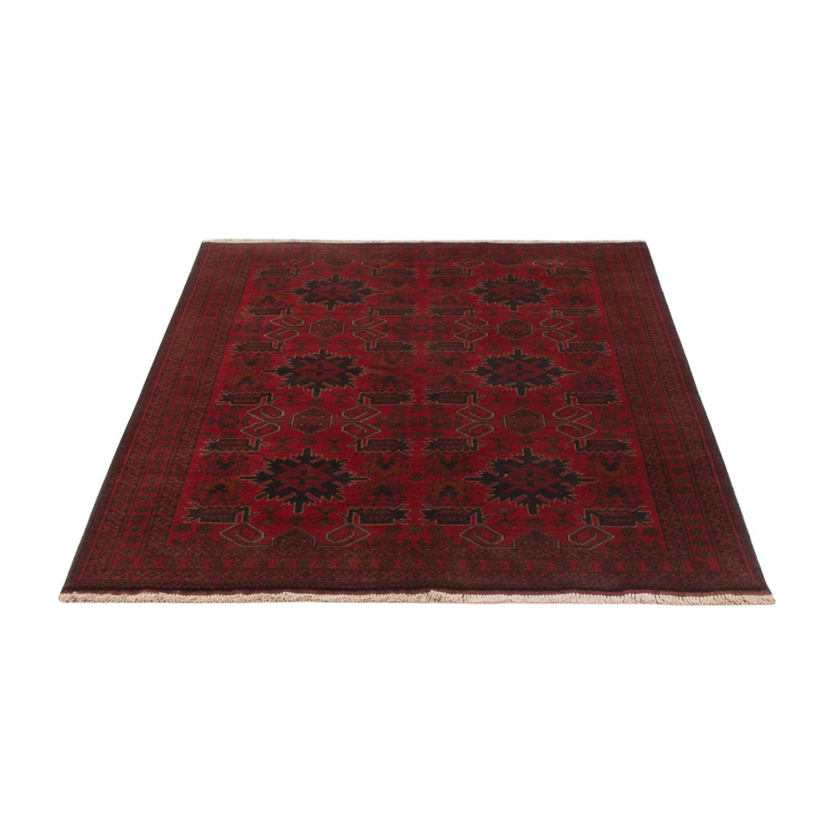 Afghan Rug - Kunduz - 197 x 125 cm - red