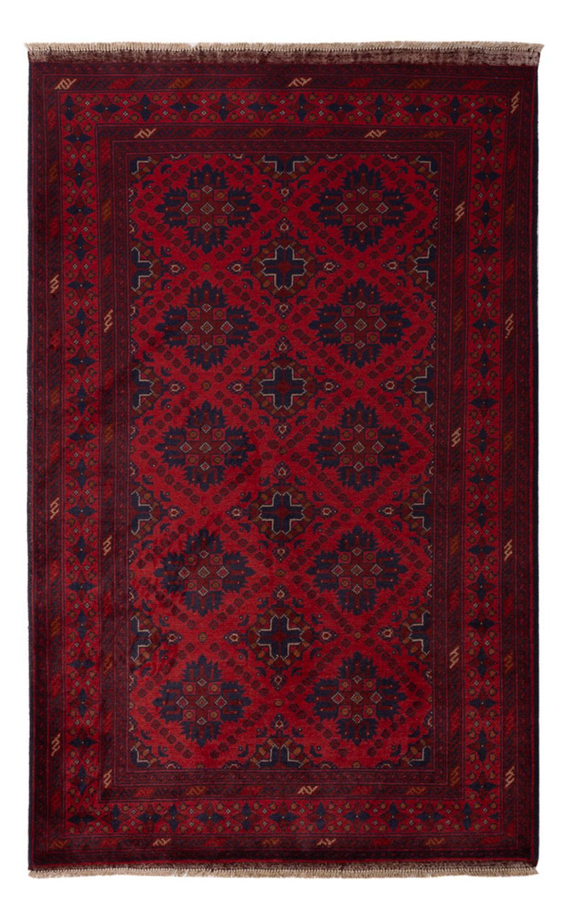 Afghan Rug - Kunduz - 200 x 122 cm - red