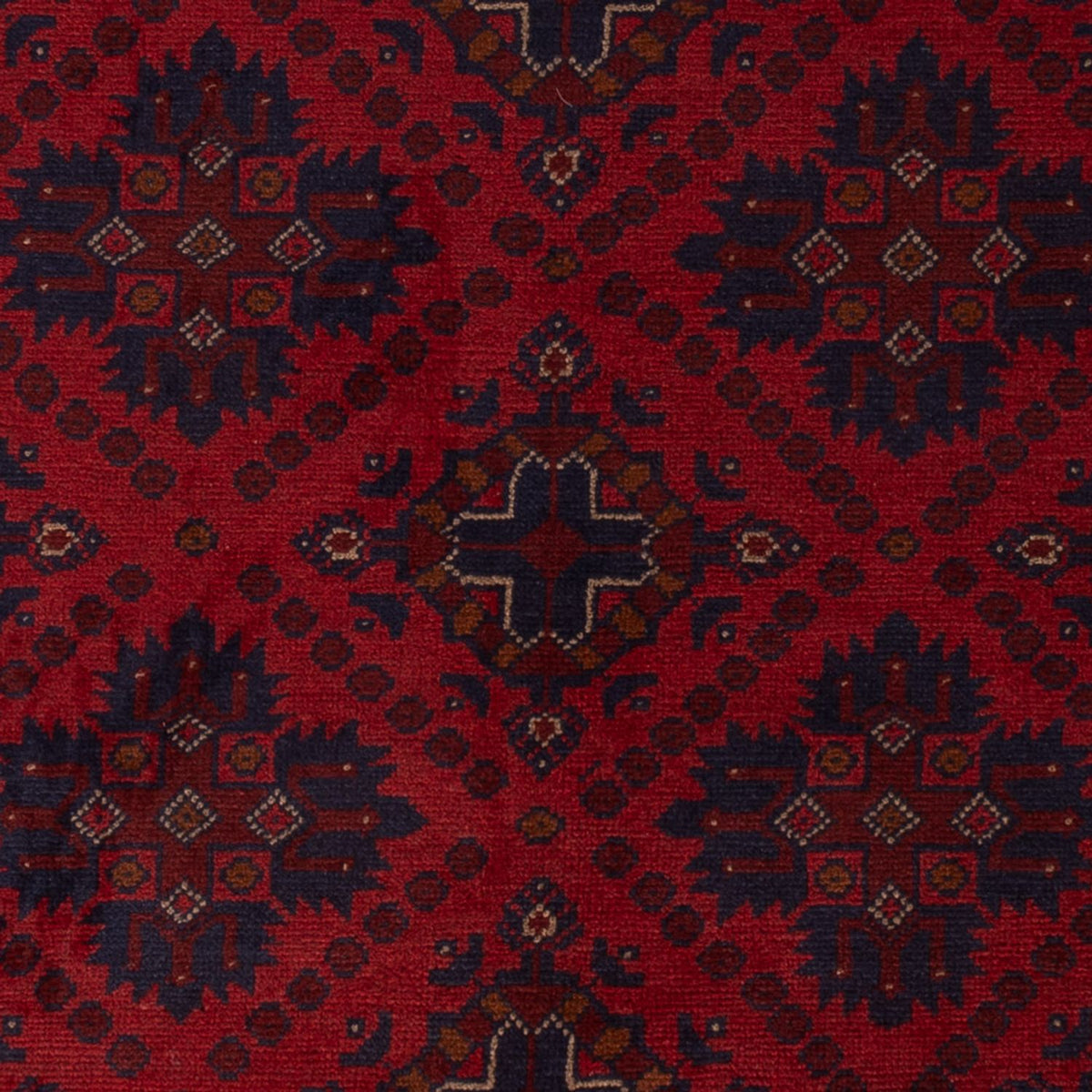 Afghan Rug - Kunduz - 200 x 122 cm - red