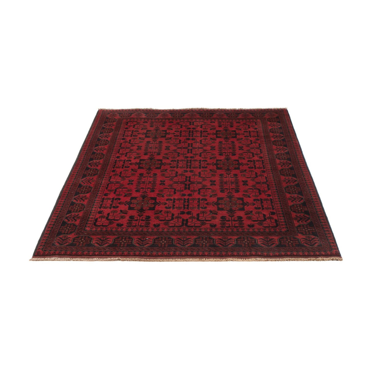 Afghan Rug - Kunduz - 203 x 128 cm - red