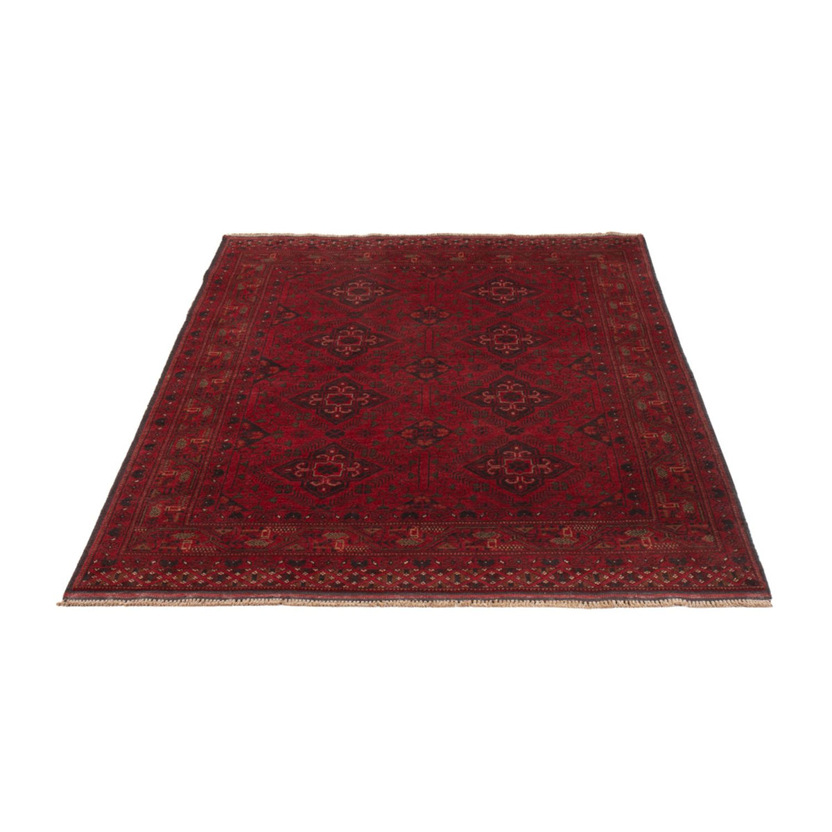 Afghan Rug - Kunduz - 194 x 121 cm - red