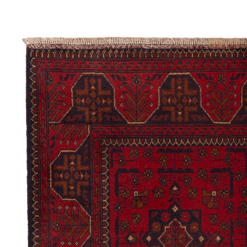 Afghan Rug - Kunduz - 201 x 126 cm - red