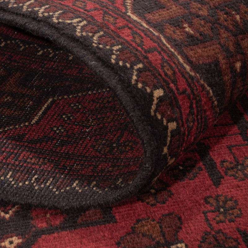 Afghan Rug - Kunduz - 201 x 126 cm - red