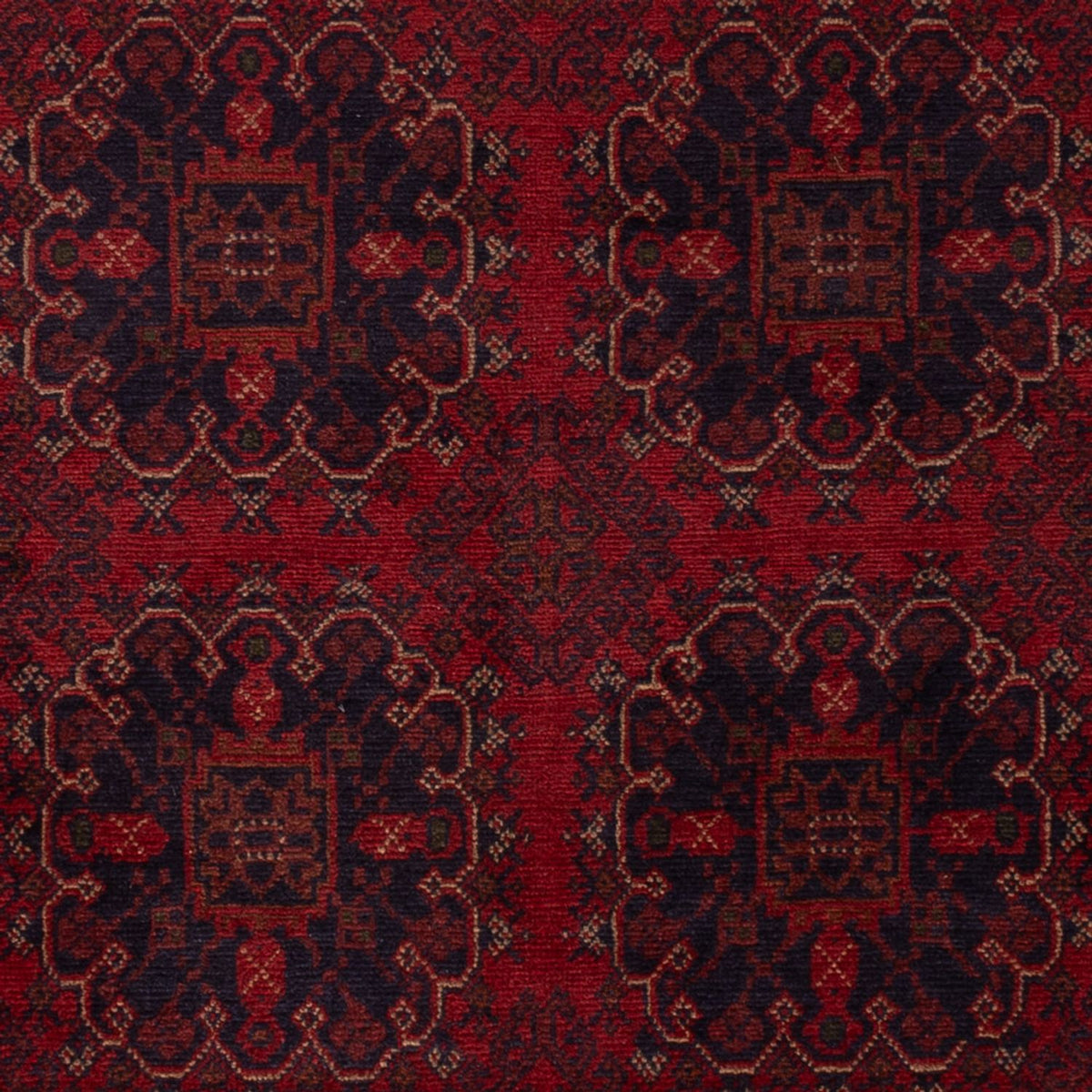 Afghan Rug - Kunduz - 202 x 127 cm - red