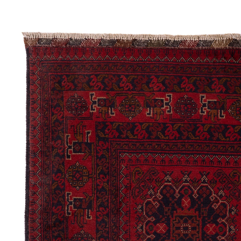 Afghan Rug - Kunduz - 202 x 127 cm - red